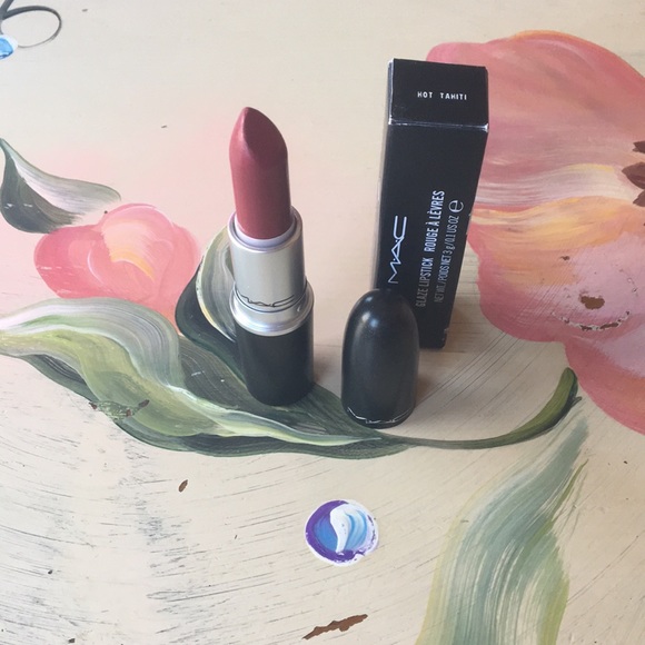 Mac Hot Tahiti Glaze Lipstick Nwt